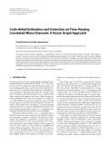 Báo cáo hóa học: "Code-Aided Estimation and Detection on Time-Varying Correlated Mimo Channels: A Factor Graph Approach"