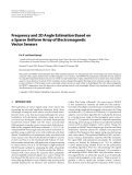 Báo cáo hóa học: "Frequency and 2D Angle Estimation Based on a Sparse Uniform Array of Electromagnetic Vector Sensors"