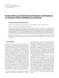 Báo cáo hóa học: " Iterative Pilot-Layer Aided Channel Estimation with Emphasis on Interleave-Division Multiple Access Systems Hendrik Schoeneich and Peter Adam Hoeher"