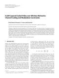 Báo cáo hóa học: " H.264 Layered Coded Video over Wireless Networks: Channel Coding and Modulation Constraints"