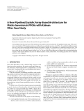 Báo cáo hóa học: "A New Pipelined Systolic Array-Based Architecture for Matrix Inversion in FPGAs with Kalman Filter Case Study"