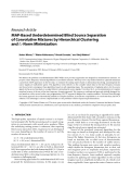 Báo cáo hóa học: "Research Article MAP-Based Underdetermined Blind Source Separation of Convolutive Mixtures by "