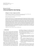 Báo cáo hóa học: "Research Article A Discrete Model for Color Naming"