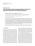 Báo cáo hóa học: "Research Article Corrected Integral Shape Averaging Applied to Obstructive Sleep Apnea Detection from the Electrocardiogram"