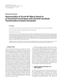 Báo cáo hóa học: " Research Article Representation of 3D and 4D Objects Based on an Associated Curved Space and a General Coordinate Transformation Invariant Description"