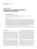 Báo cáo hóa học: "  Research Article Collaborative Image Coding and Transmission over Wireless Sensor Networks"