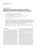 Báo cáo hóa học: "  Research Article Separation and Localisation of P300 Sources and Their Subcomponents Using Constrained Blind Source Separation"