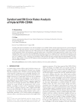 Báo cáo hóa học: " Symbol and Bit Error Rates Analysis of Hybrid PIM-CDMA"