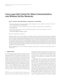 Báo cáo hóa học: " Cross-Layer QoS Control for Video Communications over Wireless Ad Hoc Networks"