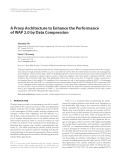 Báo cáo hóa học: " A Proxy Architecture to Enhance the Performance of WAP 2.0 by Data Compression"