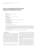 Báo cáo hóa học: "  Factor-Graph-Based Soft Self-Iterative Equalizer for Multipath Channels"