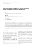 Báo cáo hóa học: " Blind Decoding of Multiple Description Codes over OFDM Systems via Sequential Monte Carlo"