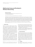 Báo cáo hóa học: " Multicarrier Access and Routing for Wireless Networking Diakoumis Gerakoulis"