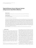 Báo cáo hóa học: " Optical Wireless Sensor Network System Using Corner Cube Retroreﬂectors"