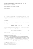 Báo cáo hóa học: " GENERIC CONVERGENCE OF ITERATES FOR A CLASS OF NONLINEAR MAPPINGS"