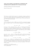 Báo cáo hóa học: " WEAK AND STRONG CONVERGENCE THEOREMS FOR NONEXPANSIVE SEMIGROUPS IN BANACH SPACES SACHIKO ATSUSHIBA AND WATARU TAKAHASHI "