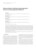 Báo cáo hóa học: " Software Radios: Unifying the Reconﬁguration Process over Heterogeneous Platforms"