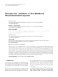 Báo cáo hóa học: " Principles and Limitations of Ultra-Wideband FM Communications Systems"