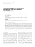 Báo cáo hóa học: " Performance Analysis and Comparison of Time-Hopping and Direct-Sequence UWB-MIMO Systems"