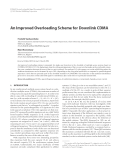 Báo cáo hóa học: "  An Improved Overloading Scheme for Downlink CDMA Frederik Vanhaverbeke"