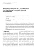 Báo cáo hóa học: " Neural Network Combination by Fuzzy Integral for Robust Change Detection in Remotely Sensed Imagery Hassiba Nemmou"