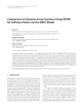 Báo cáo hóa học: "  Comparison of Antenna Array Systems Using OFDM for Software Radio via the SIBIC Model"