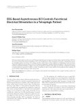 Báo cáo hóa học: "  EEG-Based Asynchronous BCI Controls Functional Electrical Stimulation in a Tetraplegic Patient Gert Pfurtscheller"