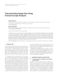 Báo cáo hóa học: " Characterizing Image Sets Using Formal Concept Analysis Emmanuel Zenou"