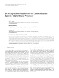 Báo cáo hóa học: "  Bit Manipulation Accelerator for Communication Systems Digital Signal Processor"