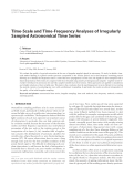 Báo cáo hóa học: " Time-Scale and Time-Frequency Analyses of Irregularly Sampled Astronomical Time Series"