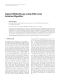 Báo cáo hóa học: "  Digital IIR Filter Design Using Differential Evolution Algorithm"