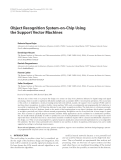 Báo cáo hóa học: "Object Recognition System-on-Chip Using the Support Vector Machines"