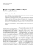 Báo cáo hóa học: " Mainlobe Jammer Nulling via TSI Finders: A Space Fast-time Adaptive Processor"