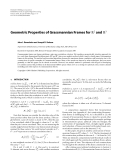 Báo cáo hóa học: " Geometric Properties of Grassmannian Frames for R2 and R3"