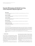 Báo cáo hóa học: "  Dynamic MR-Imaging with Radial Scanning, a Post-Acquisition Keyhole Approach"