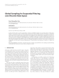 Báo cáo hóa học: "  Global Sampling for Sequential Filtering over Discrete State Space"