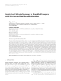 Báo cáo hóa học: " Analysis of Minute Features in Speckled Imagery with Maximum Likelihood Estimation"