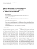 Báo cáo hóa học: " A Neural Network MLSE Receiver Based on Natural Gradient Descent: Application to Satellite Communications Mohamed Ibnkahla"