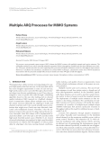 Báo cáo hóa học: " Multiple ARQ Processes for MIMO Systems Haitao Zheng"