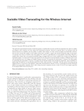 Báo cáo hóa học: " Scalable Video Transcaling for the Wireless Internet Hayder Radha"