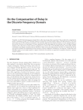 Báo cáo hóa học: " On the Compensation of Delay in the Discrete Frequency Domain"