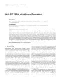 Báo cáo hóa học: " D-BLAST OFDM with Channel Estimation"