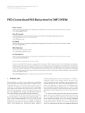 Báo cáo hóa học: "  PSD-Constrained PAR Reduction for DMT/OFDM"