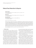 Báo cáo hóa học: " Robust Face Detection in Airports"