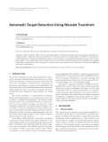 Báo cáo hóa học: "  Automatic Target Detection Using Wavelet Transform"