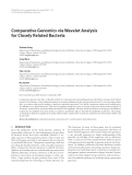 Báo cáo hóa học: " Comparative Genomics via Wavelet Analysis for Closely Related Bacteria"