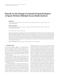 Báo cáo hóa học: "  Bounds on the Outage-Constrained Capacity Region of Space-Division Multiple-Access Radio Systems"