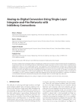 Báo cáo hóa học: "  Analog-to-Digital Conversion Using Single-Layer Integrate-and-Fire Networks with Inhibitory Connections"