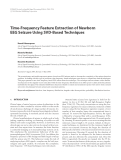 Báo cáo hóa học: "  Time-Frequency Feature Extraction of Newborn EEG Seizure Using SVD-Based Techniques"