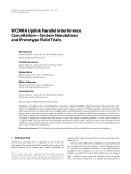 Báo cáo hóa học: "  WCDMA Uplink Parallel Interference Cancellation—System Simulations and Prototype Field Trials Bo Hagerman"